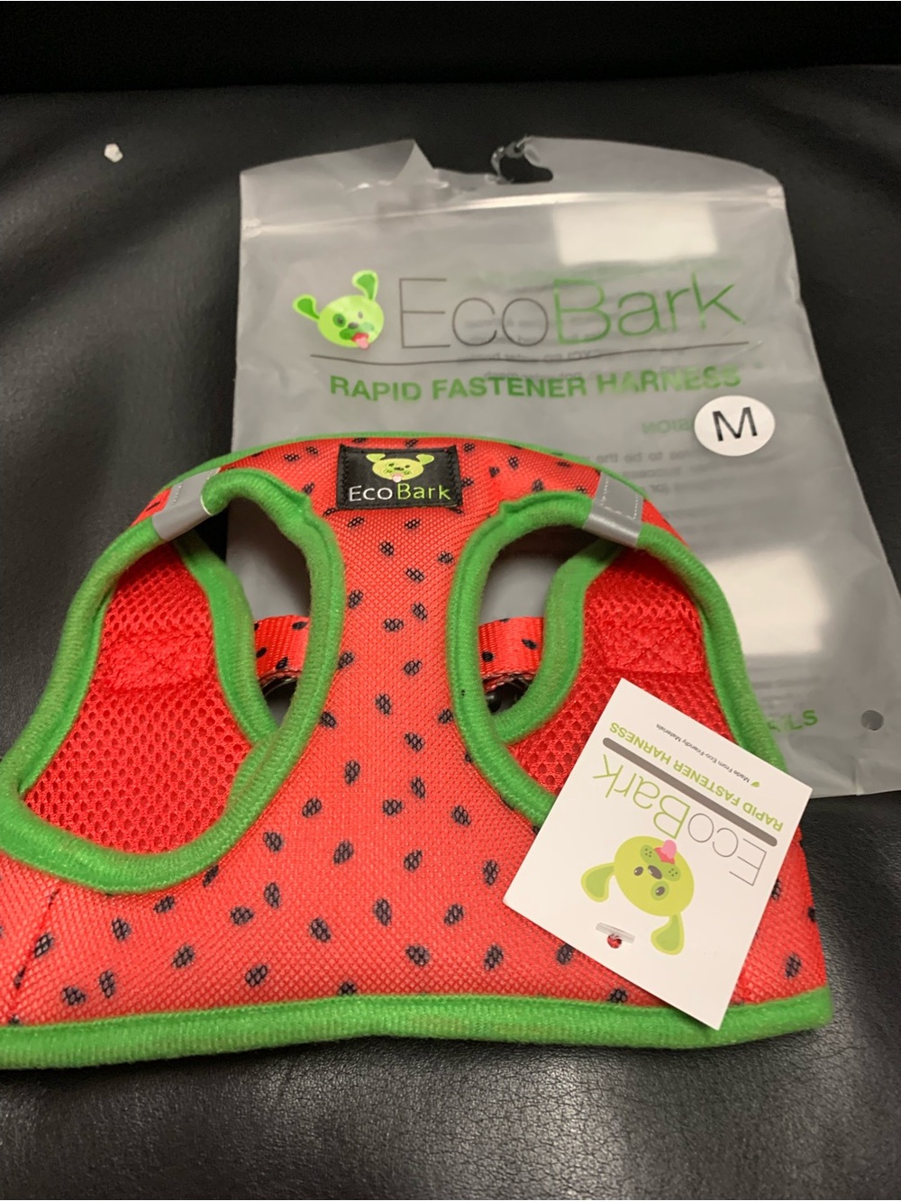 Ecobark step in dig harness reflective soft size medium